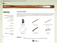 Tablet Screenshot of grupopolifer.com.br